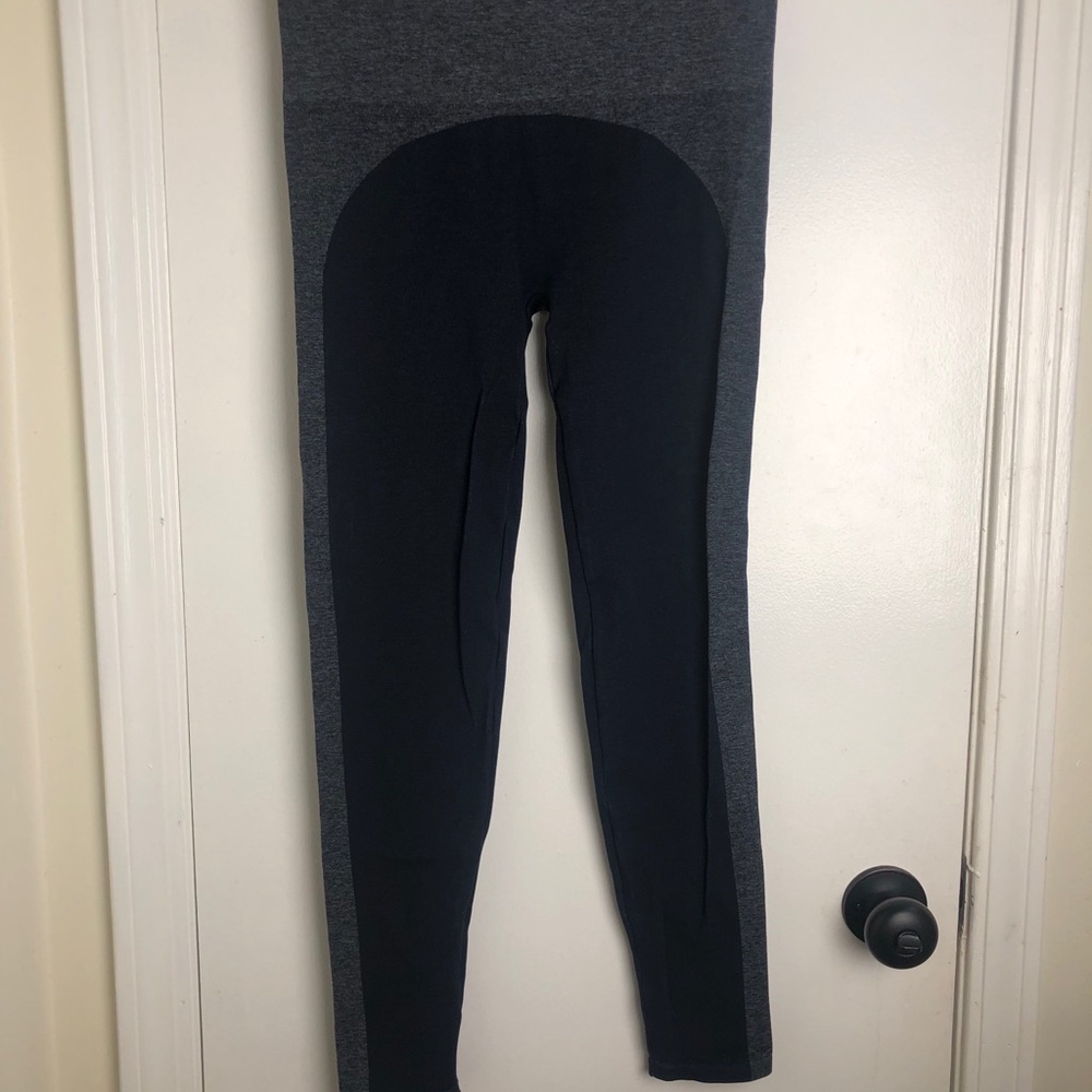 Spanx Seamless Navy/Gray XL Leggings